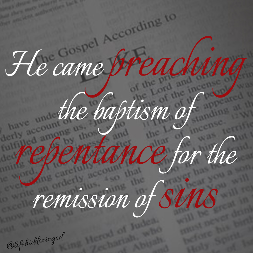 Repent And Be Freed And Forgiven Of Sins