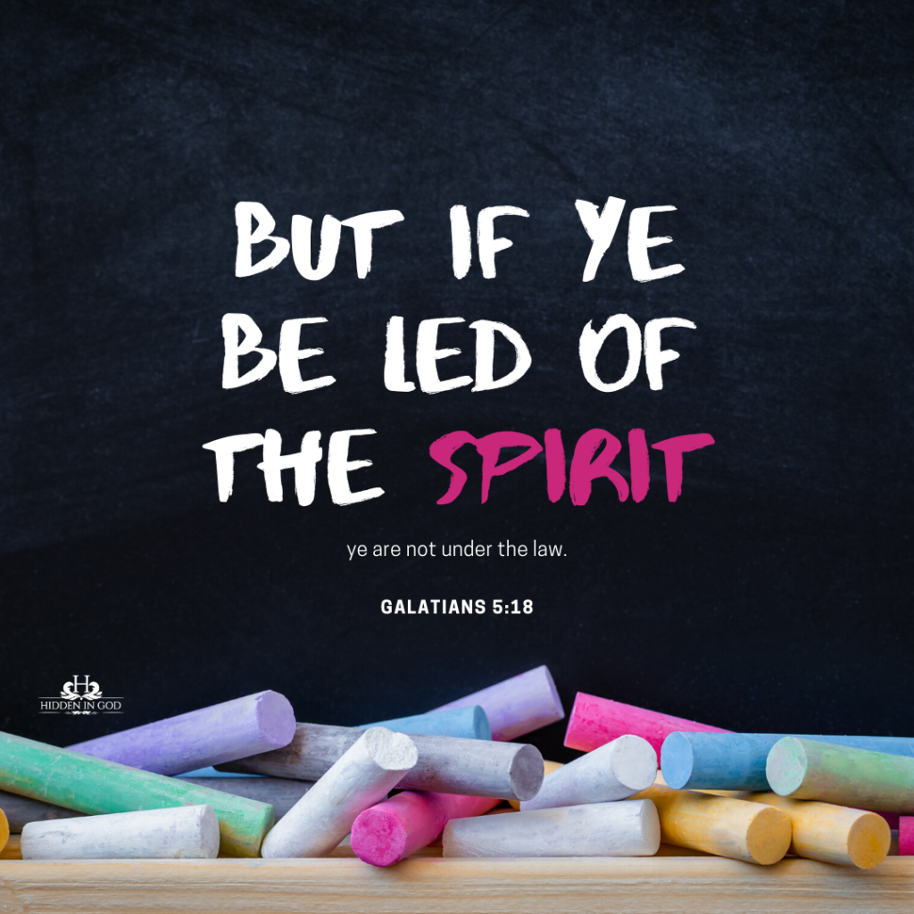 Galatians 5:18
